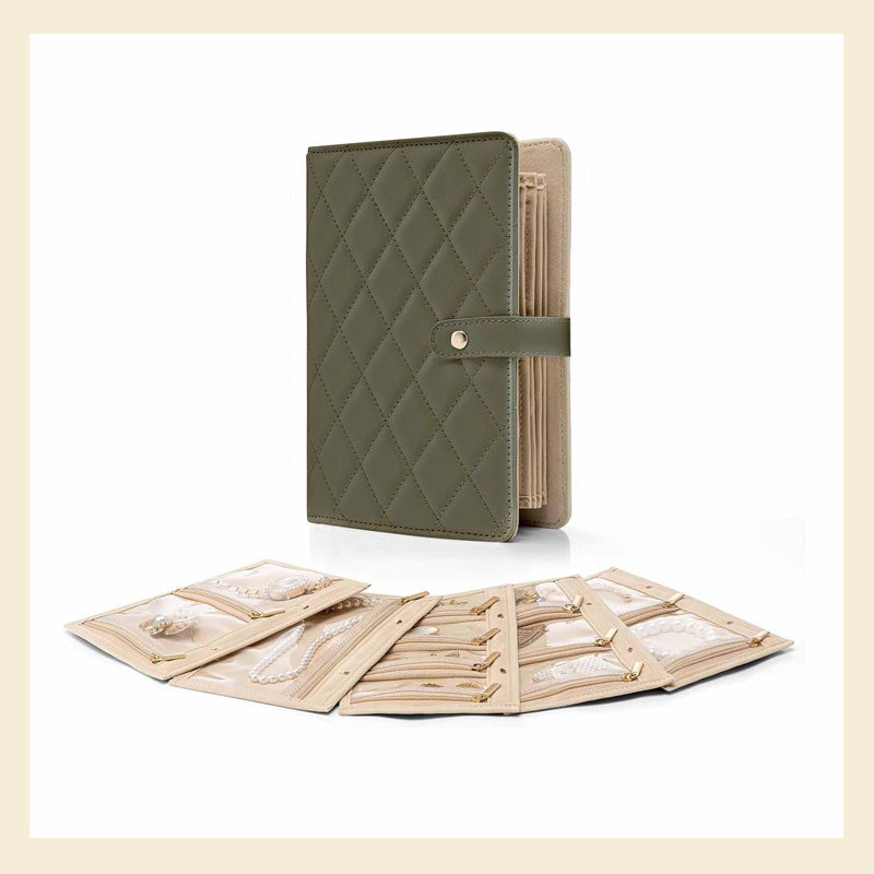 Foldable jewelry organizer