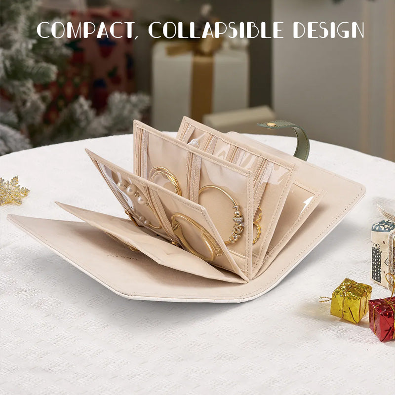 Foldable jewelry organizer