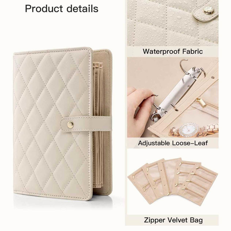Foldable jewelry organizer