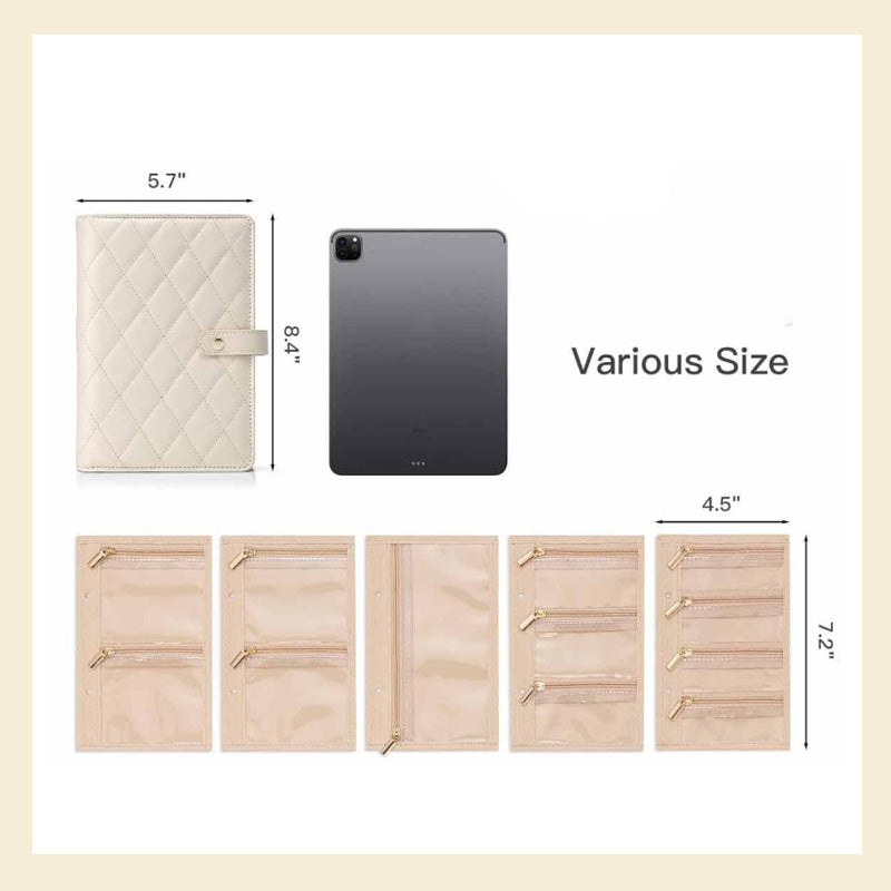 Foldable jewelry organizer