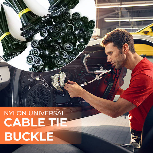 Universal nylon cable tie buckle